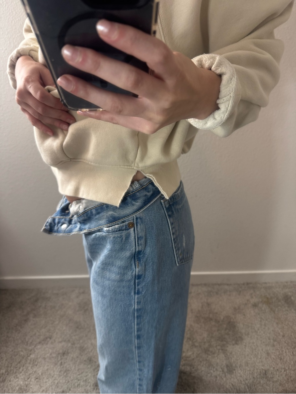 FEAR OF GOD Essentials Neutral Beige Pullover Hoodie XS - Picture 5 of 8
